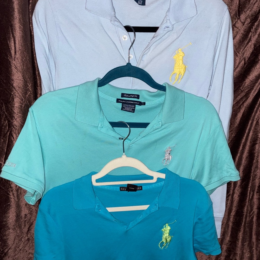 3 Ralph Lauren 2 Blue Label and 1 R/L Golf